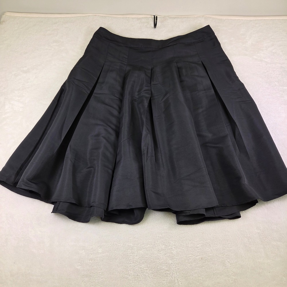 Torrid Belle Isle Pleated Midi Skirt Deep Black Plus Size 20 44575612 NEW
